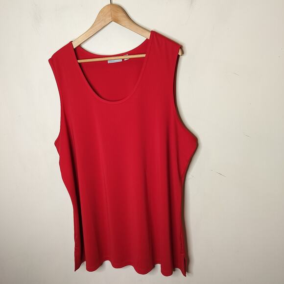 Susan Graver Liquid Knit Shell Tank Top - Picture 4 of 9